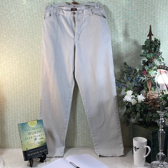 RIDER’S Casual Cream Colored Pants - Picture 1 of 4